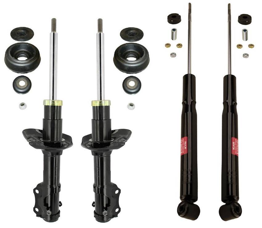 VW Suspension Strut Assembly Kit - Front and Rear (Excel-G) 357412331A - KYB 3052269KIT